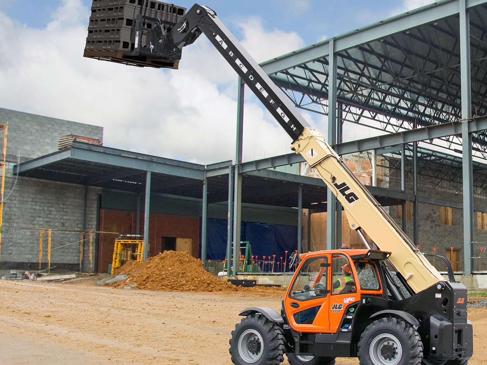 lifting power telehandler