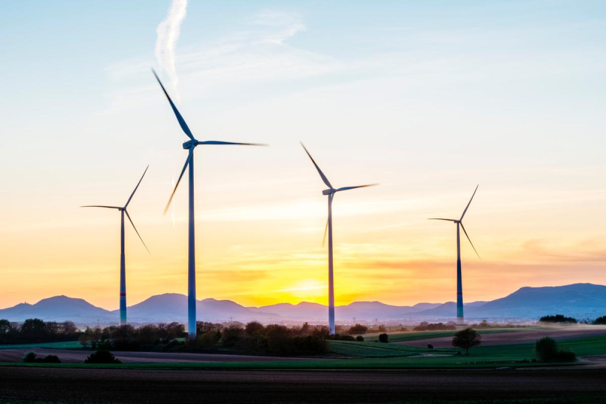 telehandlers on windfarm