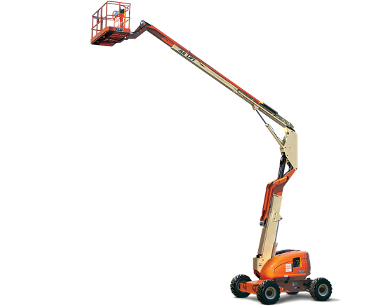 used 60 foot gas knuckle boom lift for sale