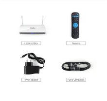 Leadcool TV box Francaise 1 An IPTV android 9.0 S905W 4K Media Player - Taxe Gratuite