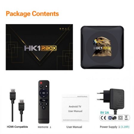 Android tv box HK1R1 Mini Android 10.0 USB 3.0 2.4G/5G decoder 4K Smart Box