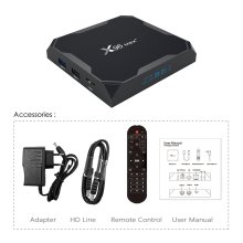 X96 Max Plus 8K France IPTV Box S905X3 5G Lecteur multimedia WiFi - Taxe gratuite