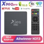 Android tv box X96 Q Pro Android 10.0 2.4G/5G decoder 4K Smart Box