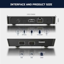 Box TV francaise X96 Q Pro Quad-Core 4K Smart Box - Taxe Gratuite