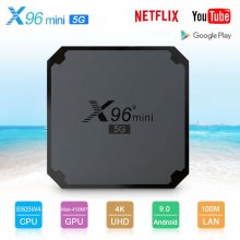 Android tv box X96 Mini 5G S905W4 Android 9.0 Wifi 2.4G/5G Smart TV Box