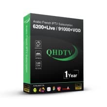 Code QHDTV 12 mois Abonnement IPTV Francais Arabe UK for Lxtream Player Smart IPTV M3u Player