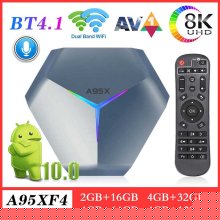 A95X F4 Amlogic S905X4 Boite de television intelligente Android 5G 8K