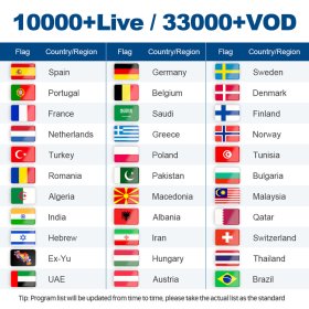 3 Mois Magnum OTT Full Europe IPTV Channels French Germany Sweden FHD 4K H265 EPG Channels