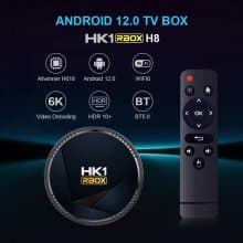 Android tv box HK1RBOX-H8 Android 12.0 Quad core ARM Cortex A53 WIFI 2.4/5.8G BT 5.0+ Smart TV Box