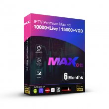 6 months Maxott IPTV Subscription 10000+ live 30000+ VOD movies with XXX free trial