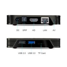 x88 pro 10 tv box android BT4.0 4K RK3318 Smart Media Player avec iptv 1 an