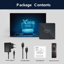 Box TV francaise X96 Q Pro Quad-Core 4K Smart Box - Taxe Gratuite