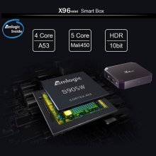 X96 Mini Smart Set Top Box Amlogic S905W H.265 4K