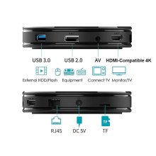 hk1 mini Android TV Box 9.0 HD 1080P 4K avec le meilleur iptv gratuit