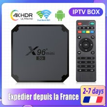 X96 Mini 5G Francais IP TV Box Android S905W4 Smart IPTV Box