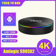 T95Q Amlogic S905X2 Quad core 4G 32/64GB BT 4.1 WIFI 2.4/5.8G