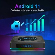 X96 X4 Android 11 Quad-Core BT4.1 Decodeur intelligent 8K - Taxe Gratuite