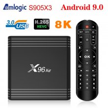 Android tv box X96 air Android 9.0 Smart TV Box 4K 2.4G&5G Wifi BT4.1 H.265 64/32GB Smart Box
