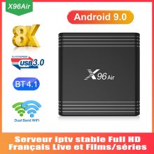 Boite de television Android X96 Air Boite de television intelligente Amlogic S905X3 4K