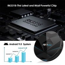Boitier Android HK1 mini+ 4K RK3318 BT 4.0 USB 3.0