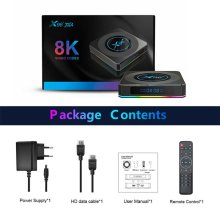 X96 X4 Android 11 Quad-Core BT4.1 Decodeur intelligent 8K - Taxe Gratuite