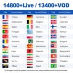 3 months DATOO IPTV Subscription Livego club 14800+ live 13400+ VOD European Sweden Spain IPTV