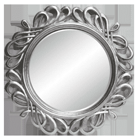 Зеркало в раме "Даллас" (80*80 см) серебро LUX29691 оптом
