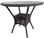 Стол обеденный круглый коричневый 80*80*75 SM-71103 с доставкой по России от фирмы Изумруд