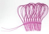 Держатель д/букета цв.розово-фиолетовый    (H-35см) DG-47006 оптом