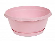 ST172-16 - Цв. гор. "Крокус" миска с поддоном.-250мм св.розовый с доставкой по России от фирмы Изумруд