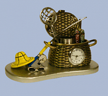 Часы "Рыбак" (11*6*7см) HM-7758 с доставкой по России от фирмы Изумруд