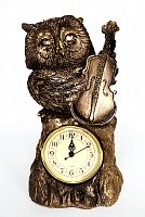 Часы "Сова со скрипкой" (33*20*15см) GF18-03 с доставкой по России от фирмы Изумруд