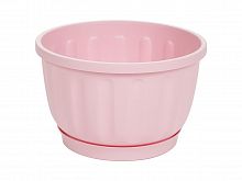 ST120-16 Цв. горшок с подставкой "Виктория" - 200мм св. розовый с доставкой по России от фирмы Изумруд