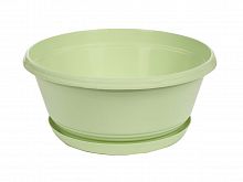 ST172-09 - Цв. гор. "Крокус" миска с поддоном.-250мм салатовый с доставкой по России от фирмы Изумруд