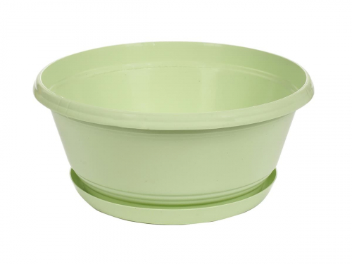 ST172-09 - Цв. гор. "Крокус" миска с поддоном.-250мм салатовый оптом