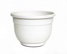 ST132-01 - Цв. горшок с подставкой "Фуксия"-220мм белый с доставкой по России от фирмы Изумруд