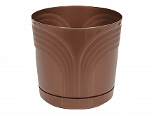 ST163-05 - Цветочный горшок с поддоном "KORAD" - 240мм бронза с доставкой по России от фирмы Изумруд