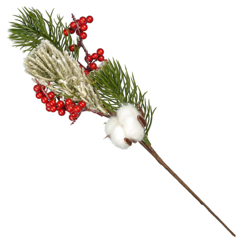 Ветка-декор новогодний (H-40см) DN-56585 оптом