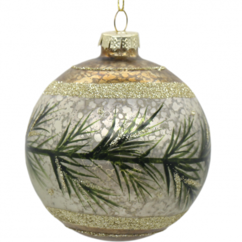 Шар-декор новогодний (d-8см) DN-65367 (упаковка 12шт) оптом