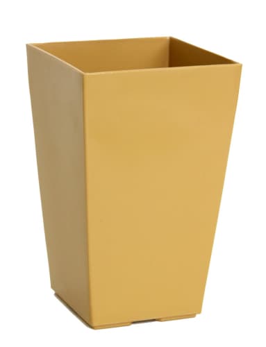ST208-19 - Кашпо "Элегант" - 125*125*200мм горчичное оптом