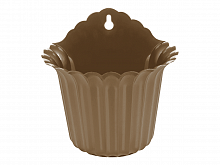 ST112-03 - Цв. горшок настен."Лилия" - 190мм золото с доставкой по России от фирмы Изумруд