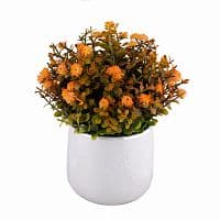 Цветы в кашпо (H-20см)           HN-64337C цв.оранжевый с доставкой по России от фирмы Изумруд