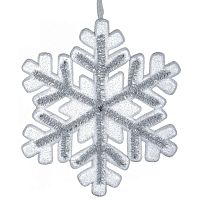Снежинка-декор новогодний (d-19см) CHR-39168 с доставкой по России от фирмы Изумруд