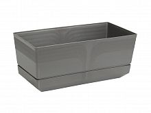 ST165-04 - Кактусница с поддоном "KORAD" - 12*24мм серебро с доставкой по России от фирмы Изумруд