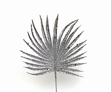 Ветка-декор новогодний цв.серебро (L-24см) DN-58803                (упаковка 72шт) с доставкой по России от фирмы Изумруд