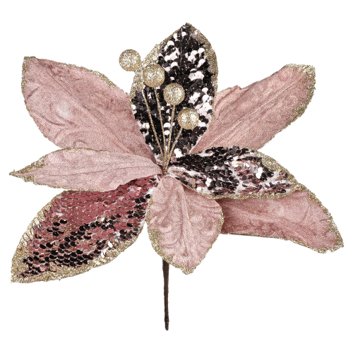 Ветка-декор новогодний (D-28/ L-30см) DN-65391 оптом