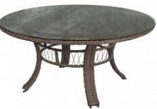 Стол садовый коричневый разборный d-160 см SM-71120 с доставкой по России от фирмы Изумруд