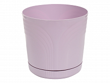 ST164-17 - Цветочный горшок с поддоном "KORAD" -260мм сиреневый с доставкой по России от фирмы Изумруд