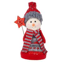 Снеговик-декор новогодний набор (12шт) (6*6*12см) DN-55093 цена за 12шт с доставкой по России от фирмы Изумруд