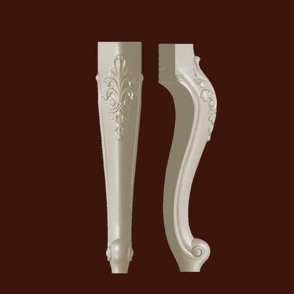 Опора мебельная SY 1202 из ABS-пластика.